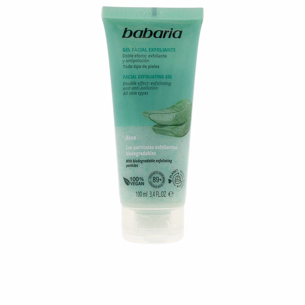 Babaria Aloe vera kasvojen kuorintageeli 100 ml | Vuodevaatteet.fi