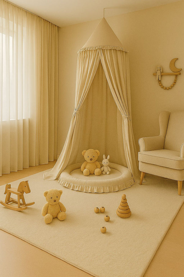 Betthimmel für Babys - Beige