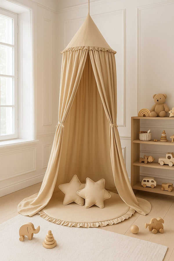 Betthimmel für Babys - Beige