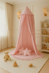 Betthimmel für Babys - Pastellrosa