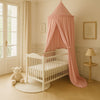 Betthimmel für Babys - Pastellrosa