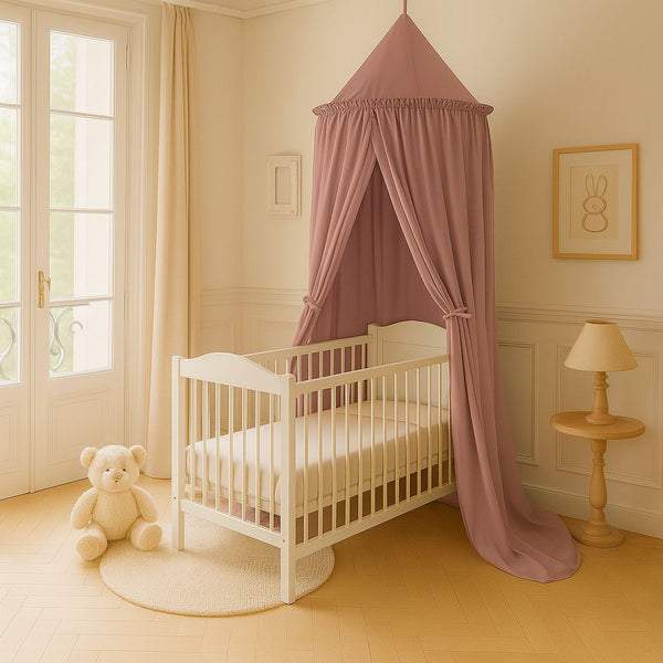 Betthimmel für Babys - Pastellviolett
