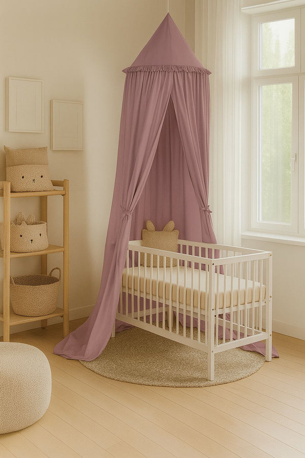Betthimmel für Babys - Pastellviolett