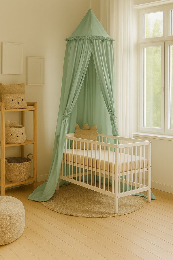 Betthimmel fürs Baby - Grün