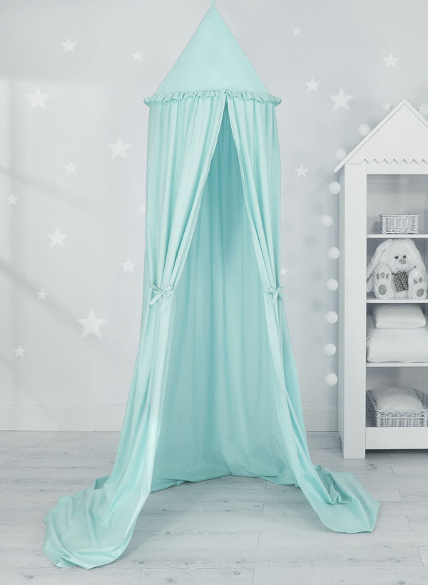 Betthimmel für Babys – Mintgrün