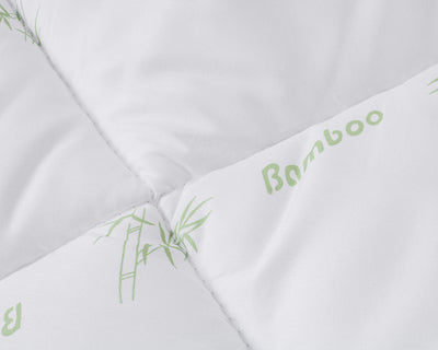 Bali Bamboe Dekbed Valkoinen - Vuodevaatteet