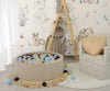 Bällebad 90X30cm - 200 Bälle - Beige