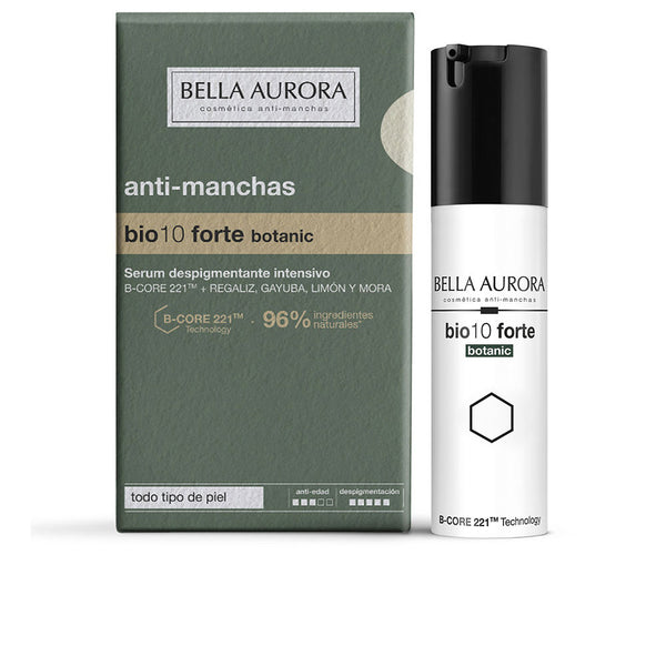 Bella Aurora Bio10 forte botanic intensiivinen depigmentaatio anti-läiskä seerumi 30 ml | Vuodevaatteet.fi