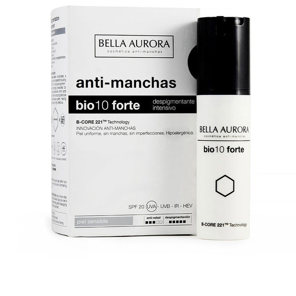Bella Aurora Bio10 forte intensiivinen vaalentava aine herkälle iholle 30 ml | Vuodevaatteet.fi
