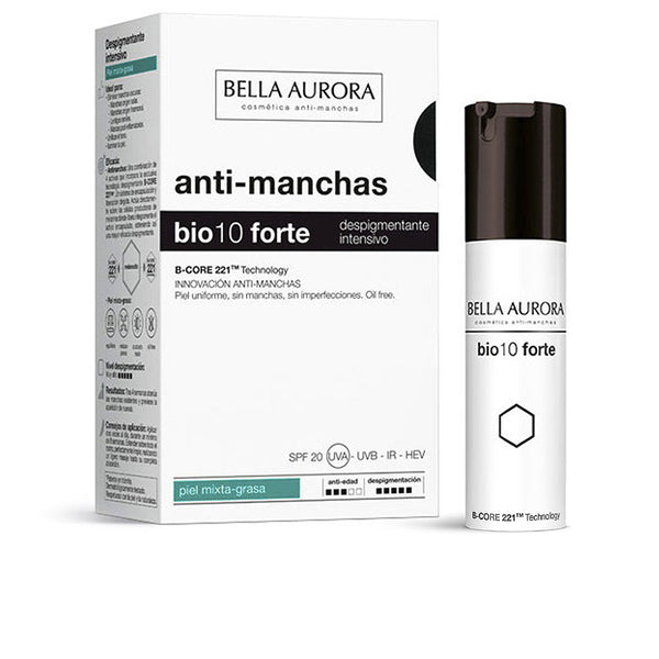 Bella Aurora Bio10 forte intensiivinen vaalentava sekoitettu iho 30 ml | Vuodevaatteet.fi