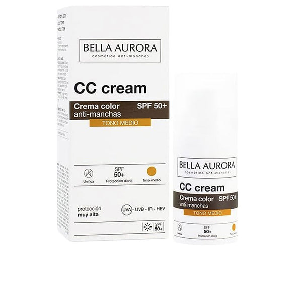 Bella Aurora Cc cream anti-manchas spf50+ #keskisävy | Vuodevaatteet.fi
