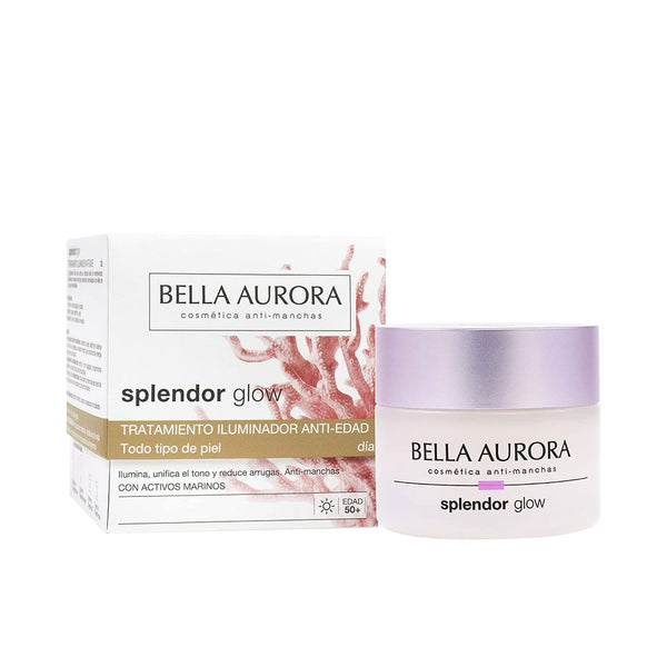 Bella Aurora Splendor glow ikääntymistä vastaan päiväaikainen valaiseva hoito 50 ml | Vuodevaatteet.fi