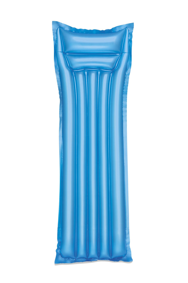 Sininen Bestway-uima-alustäyteinen rantapatja, koko 183cm x 69cm.