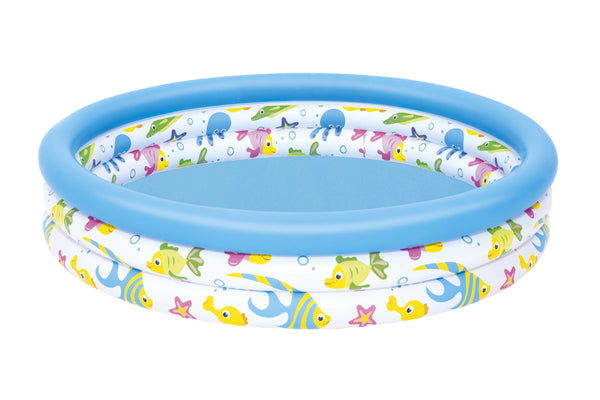 Bestway 51009 -basenik-dmuchany räpylä koralowa, halkaisija 122 cm, korkeus 25 cm.