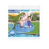 Blaues PVC-Schwimmbecken 122cm x 25cm