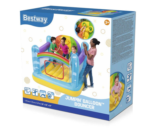 Bestway - Balloon Bouncer puhallettava pomppulinna 1.75m x 1.73m x 1.37m