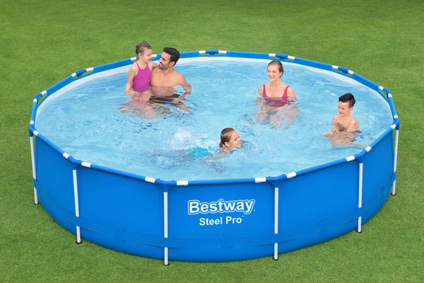 Stahlrahmenpool mit Filterpumpe 3,66m x 0,76m