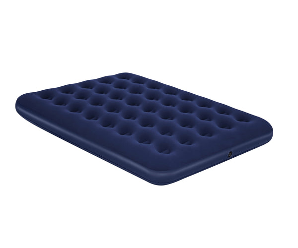 Bestway 67002 -materassi, mitat 191 cm x 137 cm x 22 cm, väriltään sininen ja valkoinen.
