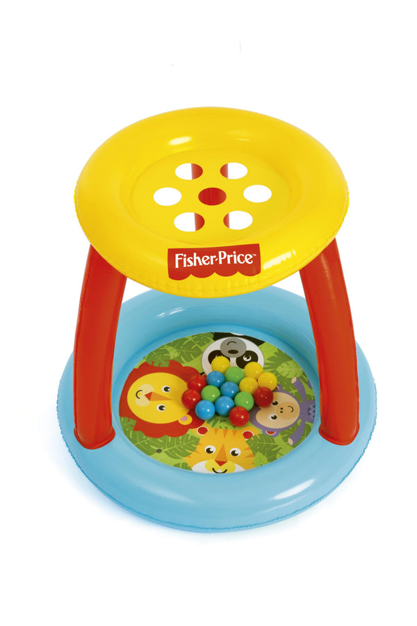 Kinderplanschbecken mit Schatten und Bällen, PVC