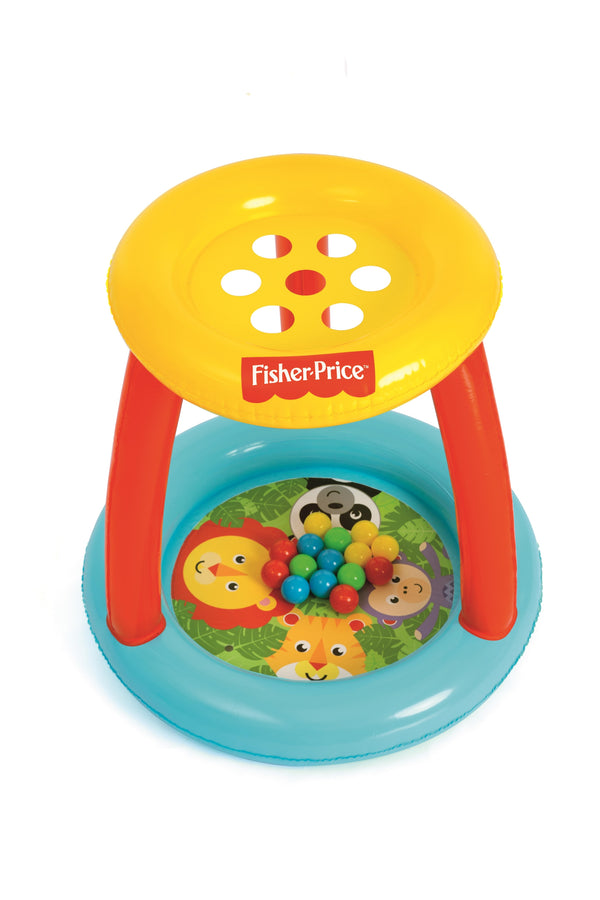 Kinderplanschbecken mit Schatten und Bällen, PVC