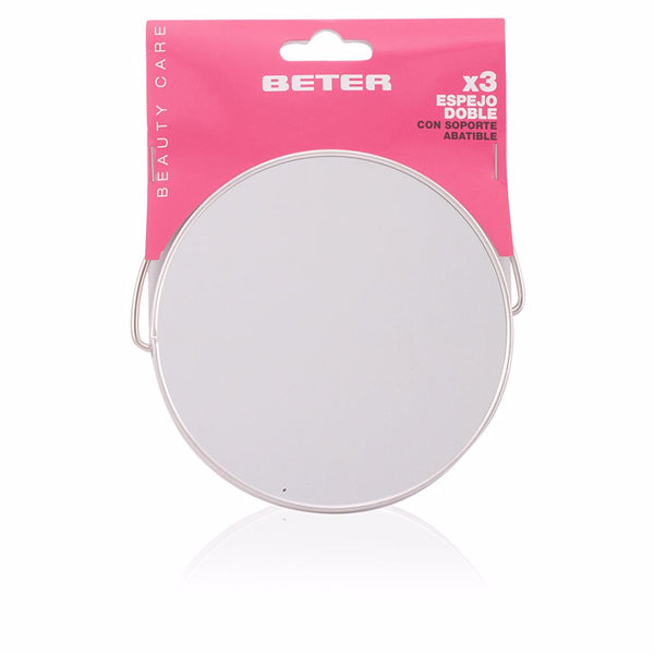 Beter Espejo metallinen kaksipuolinen x3 taitettavalla jalustalla 12,2 cm 1 kpl | Vuodevaatteet.fi