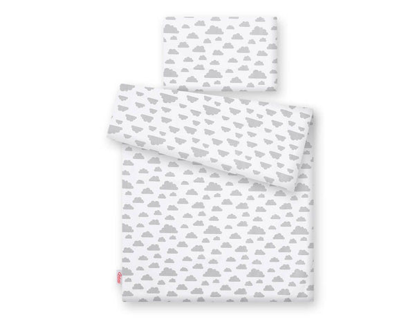 Bettwäsche-Set für Babys - 135x100cm - Clouds Gray