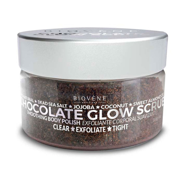 Biovène Chocolate glow scrub sileä vartalokuorinta 200 gr | Vuodevaatteet.fi
