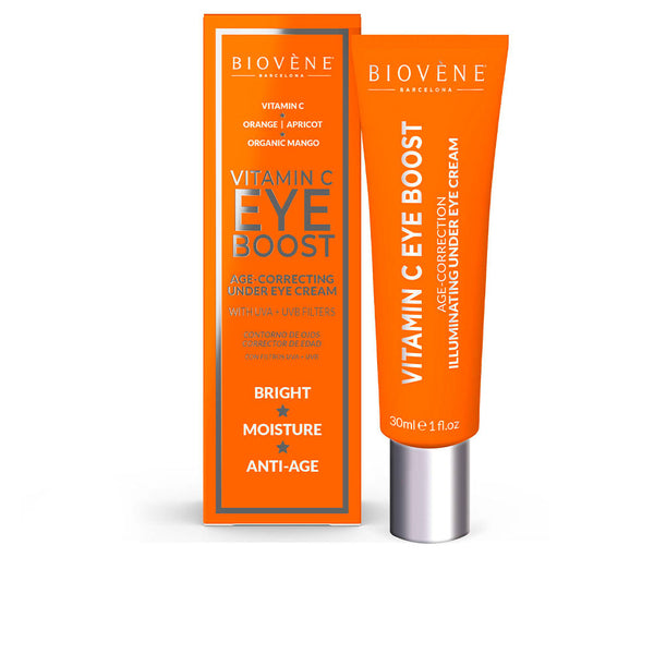 Biovène Vitamin c eye boost ikääntymistä korjaava kirkastava silmänympärysvoide 30 ml | Vuodevaatteet.fi