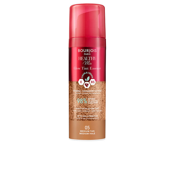 Bourjois Healthy Mix Glow Tint Essence Makeup Base #005-Medium Tan 30 Ml | Vuodevaatteet.fi