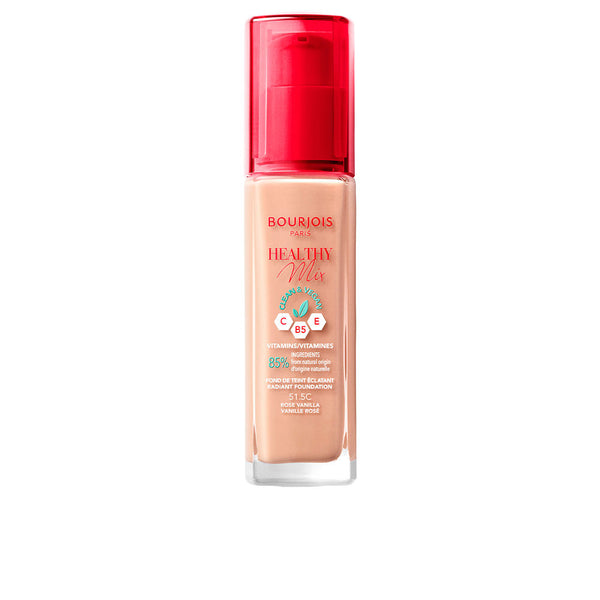 Bourjois Healthy mix radiant foundation #515-ruusuvanilja | Vuodevaatteet.fi