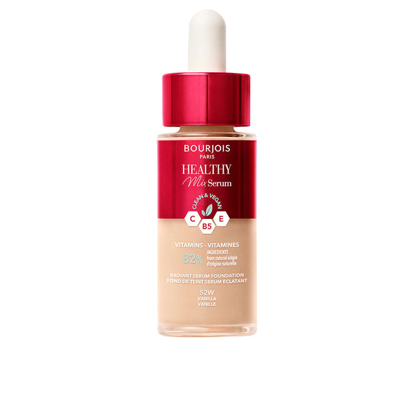 Bourjois Healthy mix serum foundation makeup base #52w-vanilja 30 ml | Vuodevaatteet.fi