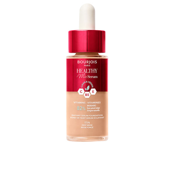 Bourjois Healthy mix serum foundation meikinpohjustaja #55n-deep beige 30 ml | Vuodevaatteet.fi