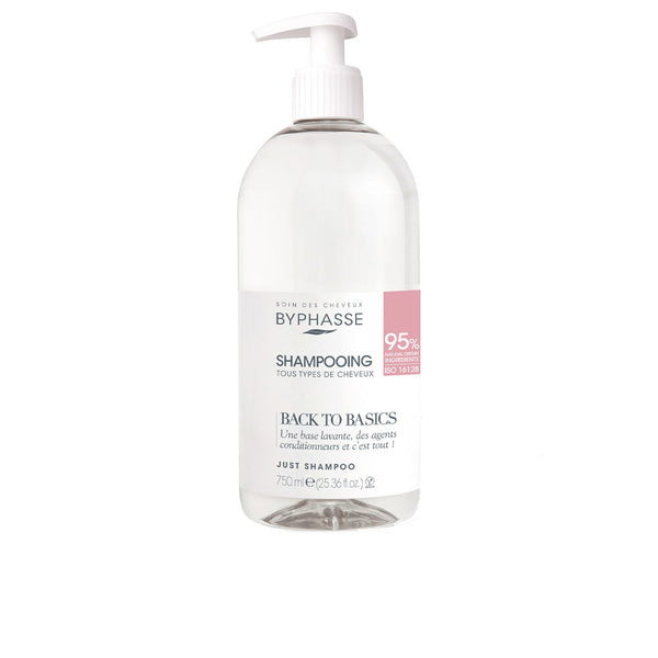 Byphasse Back to basics shampoo kaikille hiustyypeille 750 ml | Vuodevaatteet.fi