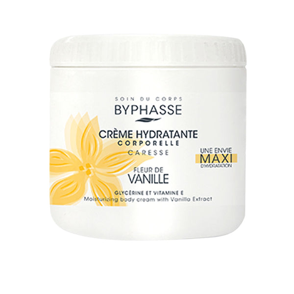 Byphasse Crema hidratante vartalovoide #vainilla 500 ml | Vuodevaatteet.fi