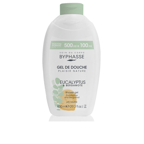 Byphasse Eucalyptus & bergamote suihkugeeli 600 ml | Vuodevaatteet.fi