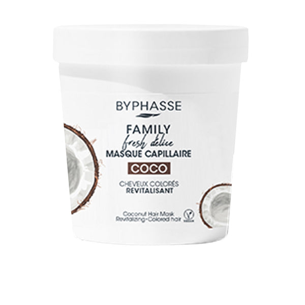 Byphasse Family fresh delice maski värjätyille hiuksille 250 ml | Vuodevaatteet.fi
