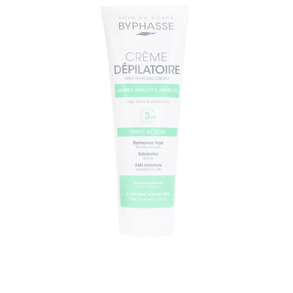 Byphasse Hair removal cream aloe vera -uute 125 ml | Vuodevaatteet.fi