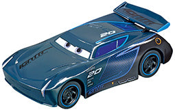 Carrera First -autorata, jossa Cars-elokuvan hahmot Lightning McQueen ja Jackson Storm kilpailevat. Radassa on 29 metriä pitkä rata ja mukana tulee kaksi autoa.