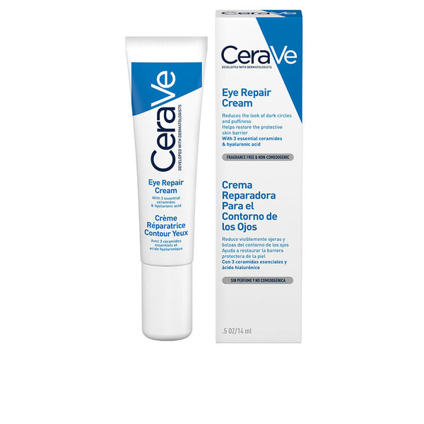 Cerave Eye repair cream vähentää tummia silmänalusia & turvotusta 14 ml | Vuodevaatteet.fi