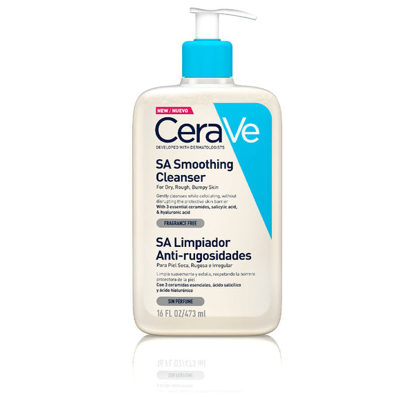 Cerave Sa smoothing cleanser kuivalle, karhealle ja näppyläiselle iholle 473 ml | Vuodevaatteet.fi