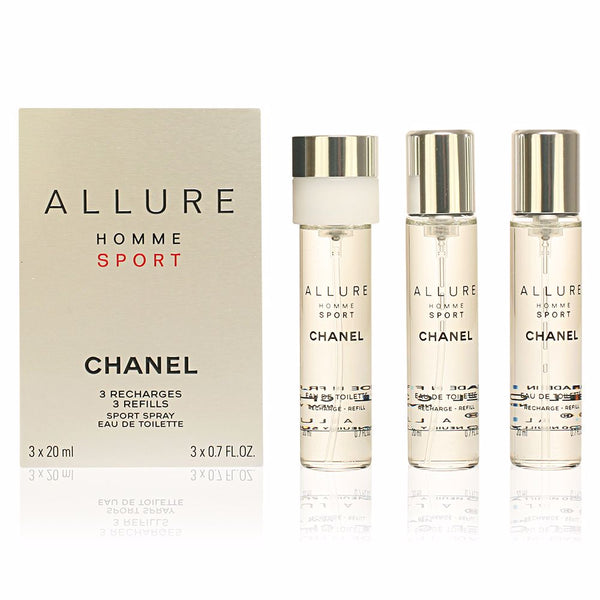 Chanel Allure homme sport vaihtopakkaukset 3 x 20 60 ml | Vuodevaatteet.fi
