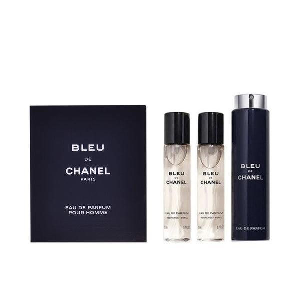 Chanel Bleu eau de parfum täytettävä matkasuihke 3 x 20 ml. | Vuodevaatteet.fi