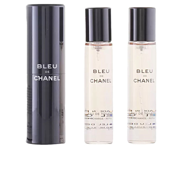Chanel Bleu eau de toilette täytettävä suihke 3 x 20 ml | Vuodevaatteet.fi