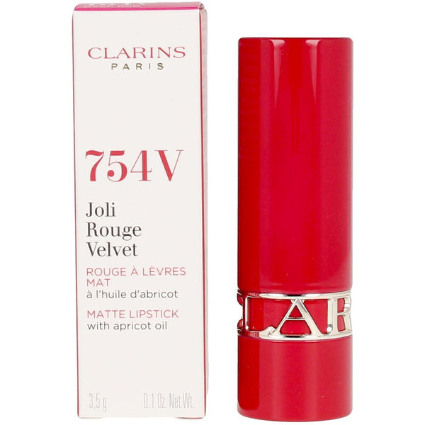 Clarins Joli rouge velvet #754v-syvä punainen 3.5 gr | Vuodevaatteet.fi