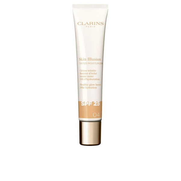Clarins Skin Illusion Tinted Moisturizer Anti-Aging Tinted Glow Treatment Spf 25 #04 40 Ml | Vuodevaatteet.fi