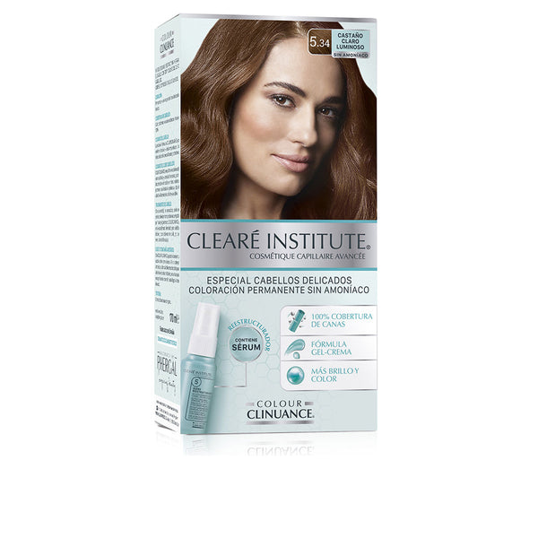 Clearé Institute Colour Clinuance Cabellos Delicados #5.34-Castaño Claro Luminoso 1 U | Vuodevaatteet.fi