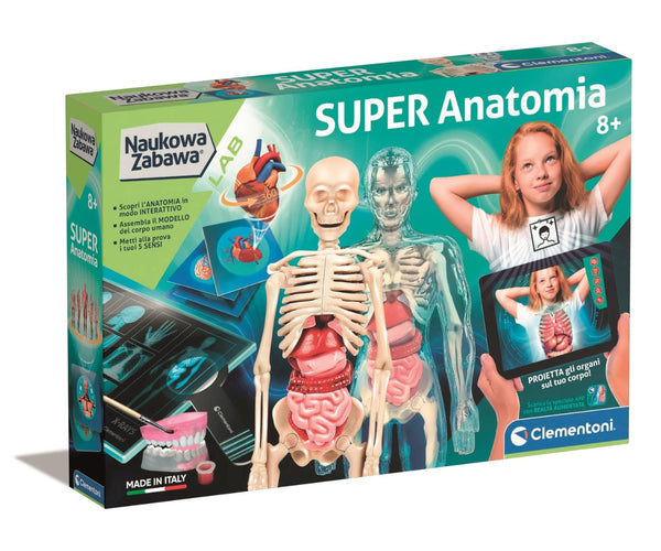 Clementoni - Clementoni Tiedelabra Super Anatomia