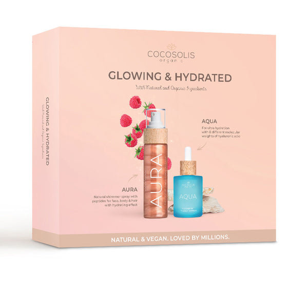 Cocosolis Glowing & Hydrated Case 2 Pcs | Vuodevaatteet.fi
