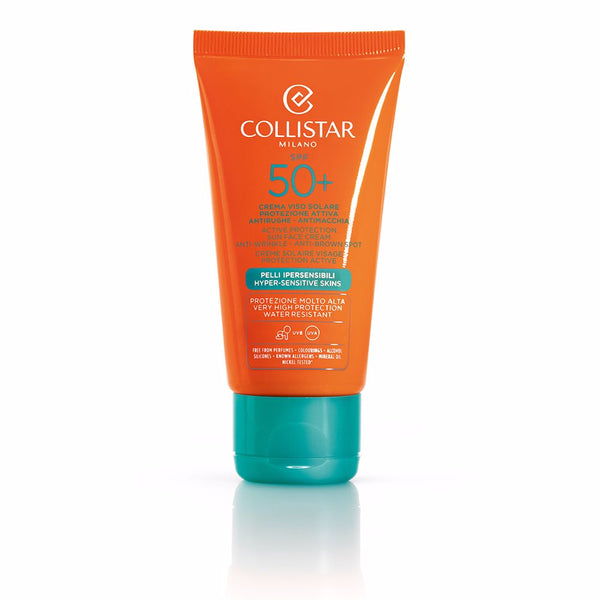 Collistar Crema Solar Para El Rostro Protección Activa Spf50+ 50 Ml | Vuodevaatteet.fi