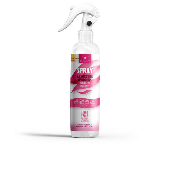 Cristalinas Spray absorboi hajuja #clean aroma 250 ml | Vuodevaatteet.fi